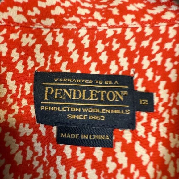 Pendleton Full Zip Long Sleeve Speckled Pebbled Print Blazer Light Weight Jacket - Picture 2 of 7